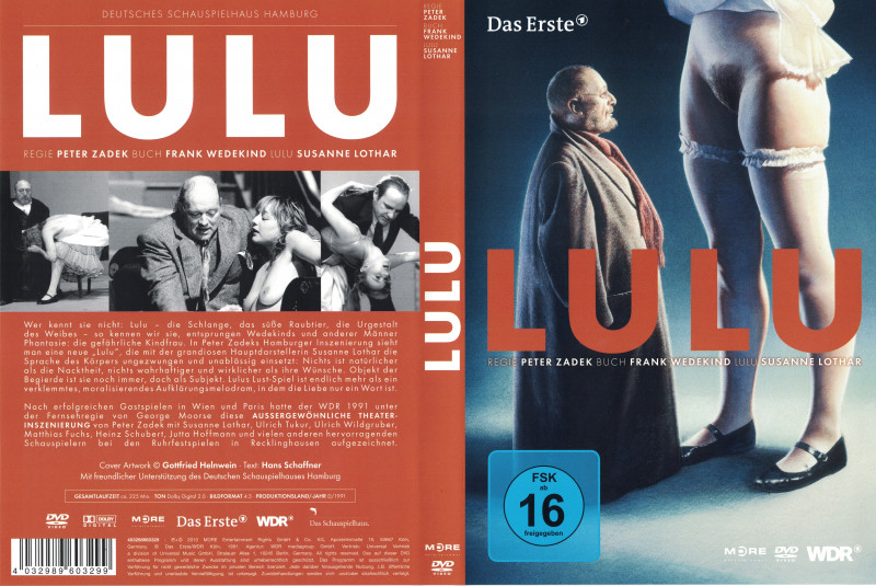 LuLu (1991) / Лулу (1991) (George Moorse and Peter Zadek) [1991 г., Feature, DVDRip] (Susanne Lothar, Ulrich Wildgruber, Matthias Fuchs)