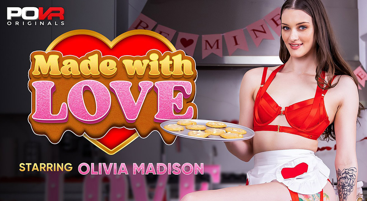 [POVR Originals / POVR.com] Olivia Madison - Made With Love [14.02.2024, Blowjob, Bra, Brunette, Closeup Missionary, College, Couples, Cowgirl, Cum On Face, Cumshot, Doggy Style, Eating Pussy, Fingering, Girlfriend Experience, Handjob, Hardcore, Kissing, 