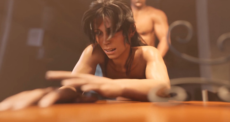 [Tomb Raider] Lara Croft fucked on the table / Лару Крофт трахают на столе (FatCat) [2024, 3D, allsex, cgi, lara croft (tomb raider), 4k, from behind, masturbation, vaginal sex,, WEBRip] [2160p]