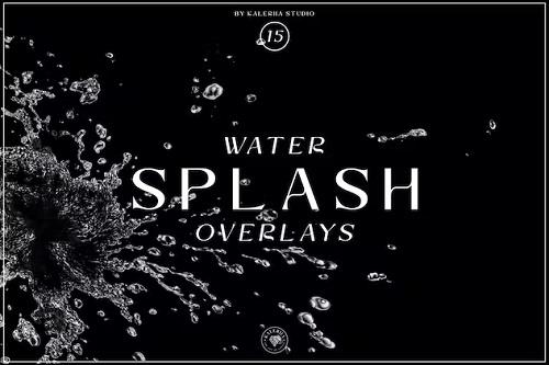 Water Splash Overlays - PDBMV5U