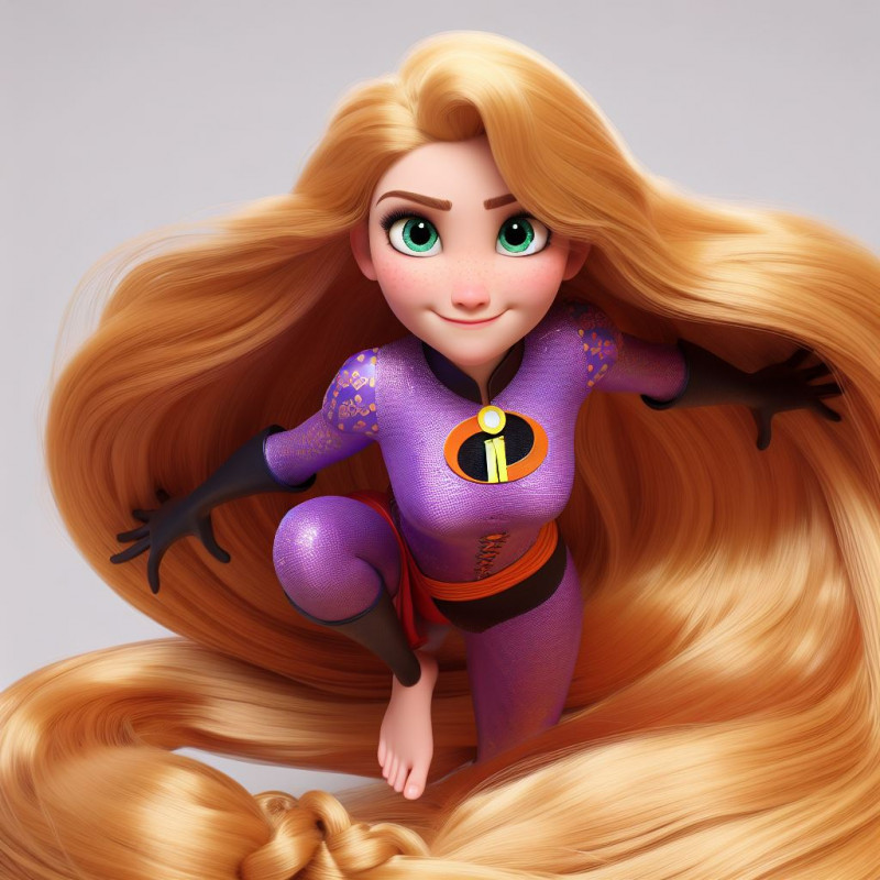 PatchesTheHyena - Rapunzel Superheroine 3D Porn Comic