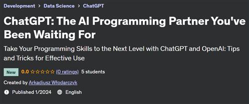 ChatGPT – The AI Programming Partner You’ve Been Waiting For