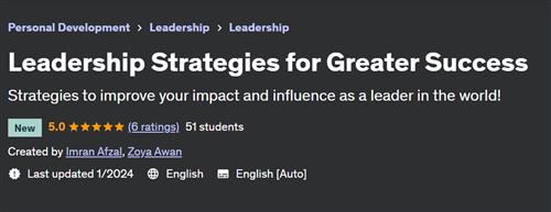 Leadership Strategies for Greater Success