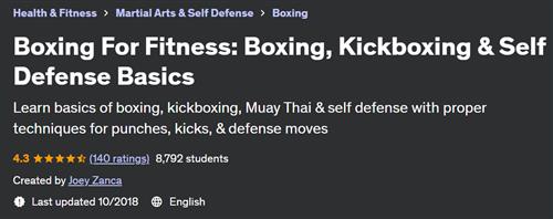 Boxing For Fitness – Boxing, Kickboxing & Self Defense Basics