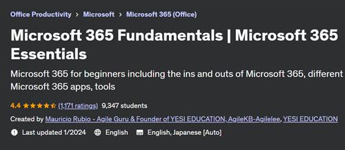 Microsoft 365 Fundamentals – Microsoft 365 Essentials