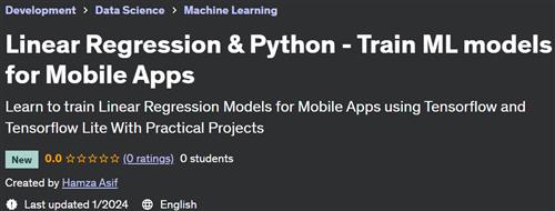 Linear Regression & Python – Train ML models for Mobile Apps