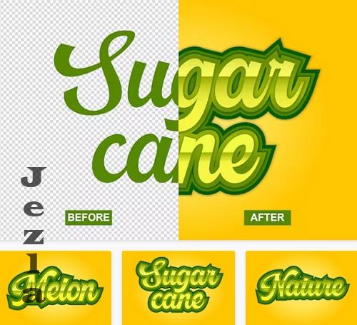 Sugar Cane Text Effect - FBL74ED