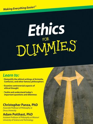 Ethics For Dummies by Christopher Panza