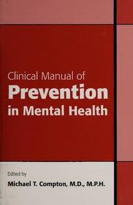 Clinical Manual of Prevention in Mental Health