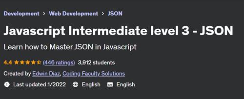 Javascript Intermediate level 3 – JSON
