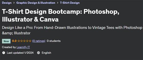 T-Shirt Design Bootcamp – Photoshop, Illustrator & Canva
