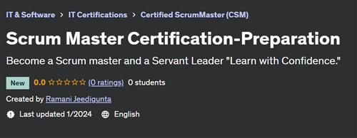 Scrum Master Certification-Preparation (2024)