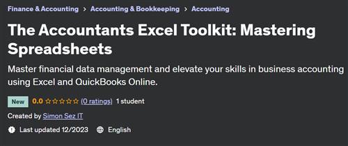 The Accountants Excel Toolkit – Mastering Spreadsheets