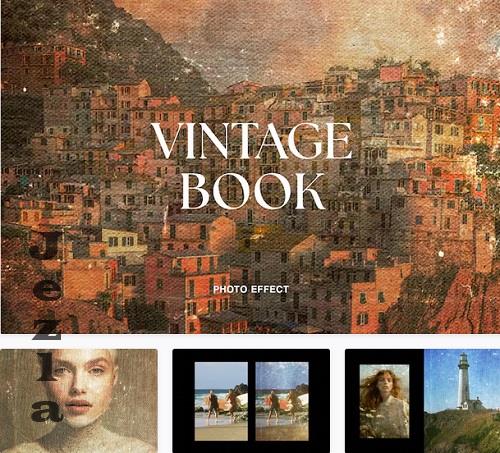 Vintage Book Photo Effect - 92015736