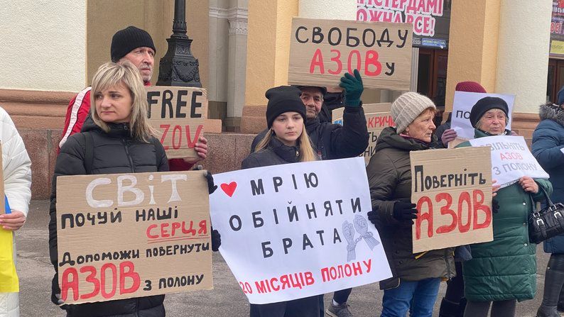 Вісті з Полтави - У Полтаві відбулася акція на підтримку українських військовополонених