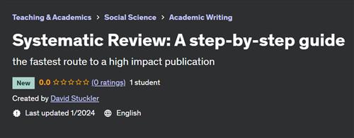 Systematic Review – A step-by-step guide