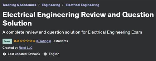 Electrical Engineering Review and Question Solution