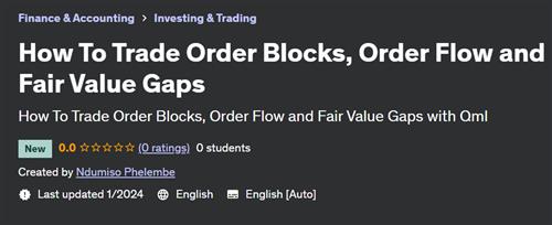 How To Trade Order Blocks, Order Flow and Fair Value Gaps
