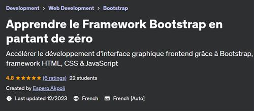 Apprendre le Framework Bootstrap en partant de zéro