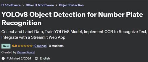 YOLOv8 Object Detection for Number Plate Recognition