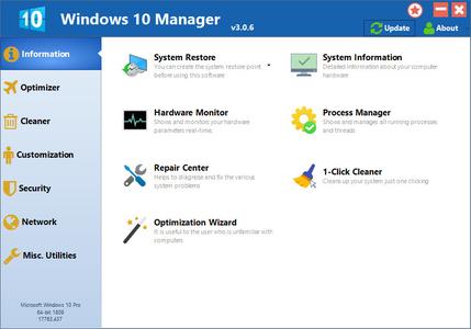 Yamicsoft Windows 10 Manager 3.9.1 Multilingual + Portable
