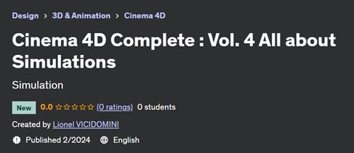 Cinema 4D Complete – Vol. 4 All about Simulations