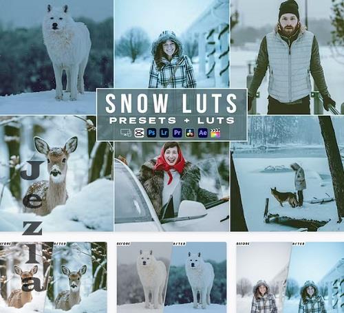 Snow - Winter Presets And luts Videos Premiere Pro - GRUUV4N