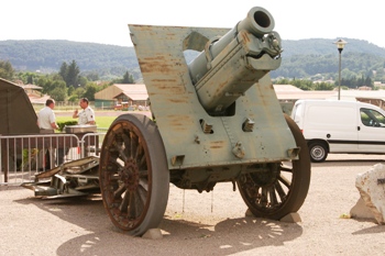 Mortar 220 mm Mle 1916 Schneider Walk Around
