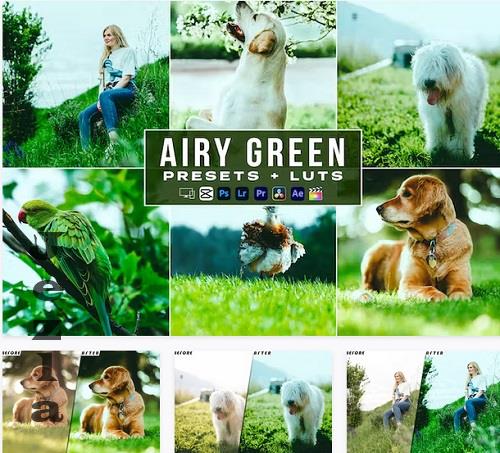 Airy Green Presets - luts Videos Premiere Pro - QC2AQTV
