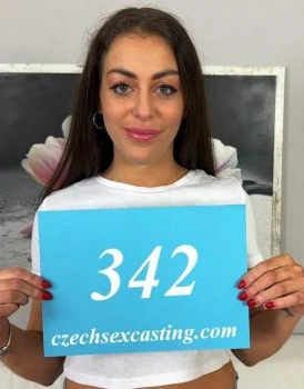 CzechSexCasting – Alia Star – Cute brunette with sexy butt is not ashamed to pose naked – E342