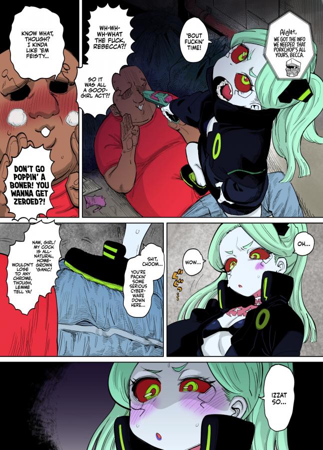 Dekosuke 18gou - Gettin' Busy With Becca (Cyberpunk: Edgerunners) Hentai Comic
