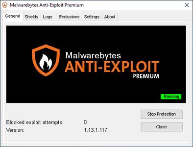 Malwarebytes Anti–Exploit Premium 1.13.1.585 Beta