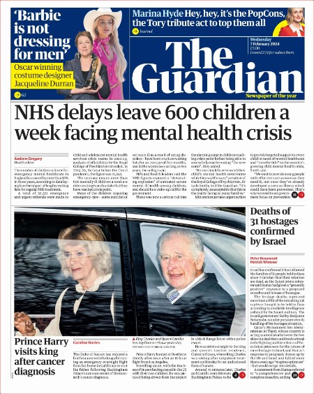 The Guardian UK 7th February 2024