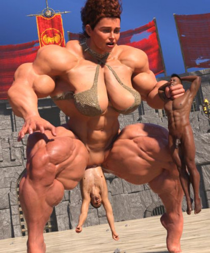 BigMuscularWomen - Gladiatrix Sultana 3D Porn Comic