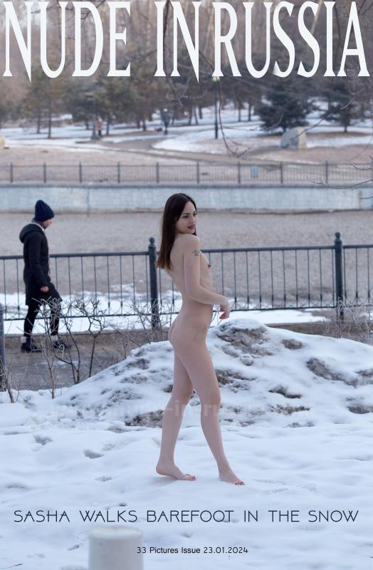 [Nude-in-russia.com] 2024-01-23 Sasha K - Walks barefoot in the snow [Exhibitionism, Posing, Solo, Teen] [2700*1800, 34 фото]