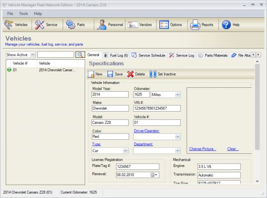 Vehicle Manager 2024 Fleet Network Edition 4.0.1007