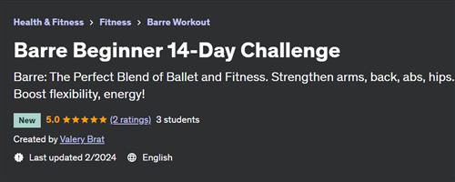 Barre Beginner 14–Day Challenge