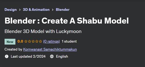 Blender – Create A Shabu Model