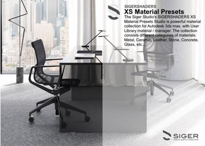 SIGERSHADERS XS Material Presets Studio 6.1.0 Win x64