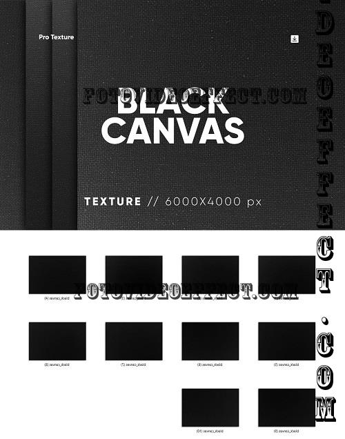 10 Black Canvas Texture HQ - 42154644