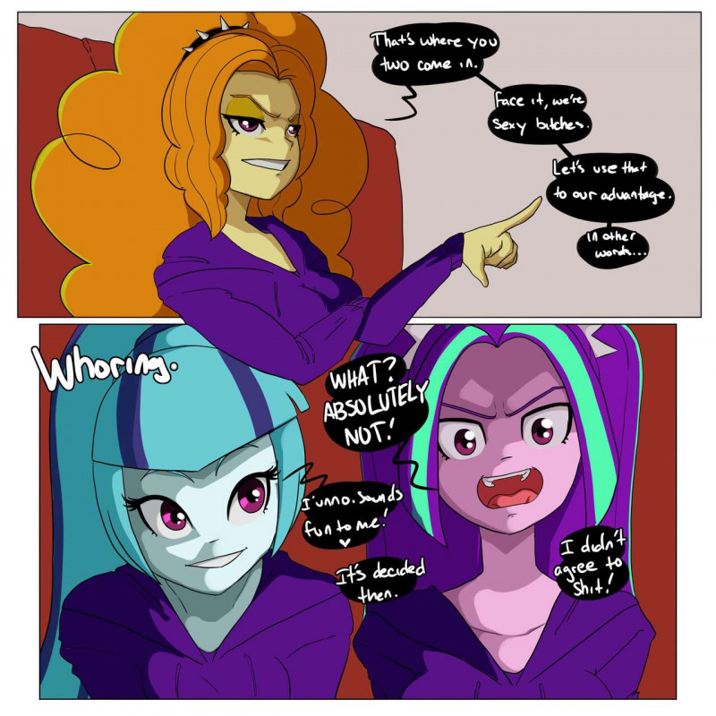 Inuyuru - Dazzling Van (My Little Pony: Equestria Girls) Porn Comic