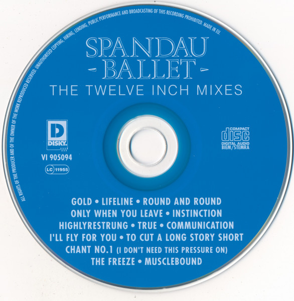 Spandau Ballet - The Twelve Inch Mixes (2002)