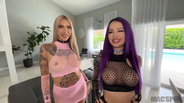 Cassidy Luxe, Valerica Steele - Tattoo Anal Lover Cassidy Luxe Gets Fucked with Big Dick While Sharing it with Valerica Steele  Watch XXX Online FullHD