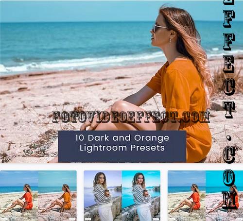 10 Dark and Orange Lightroom Presets - 8VNYEHG