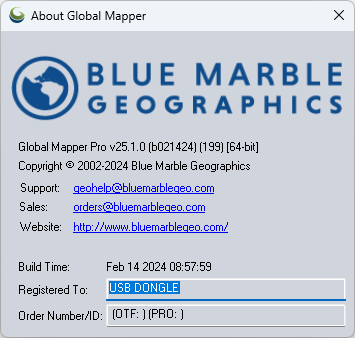 Global Mapper Pro 25.1.0 Build 021424