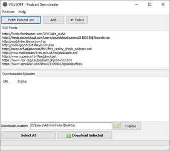 Vovsoft Podcast Downloader 3.1.0