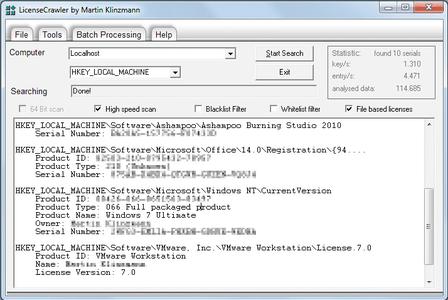 LicenseCrawler 2.10.2822 Multilingual + Portable