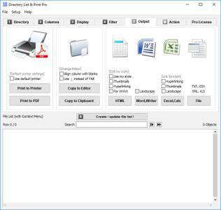 Directory List and Print Pro 4.29.2