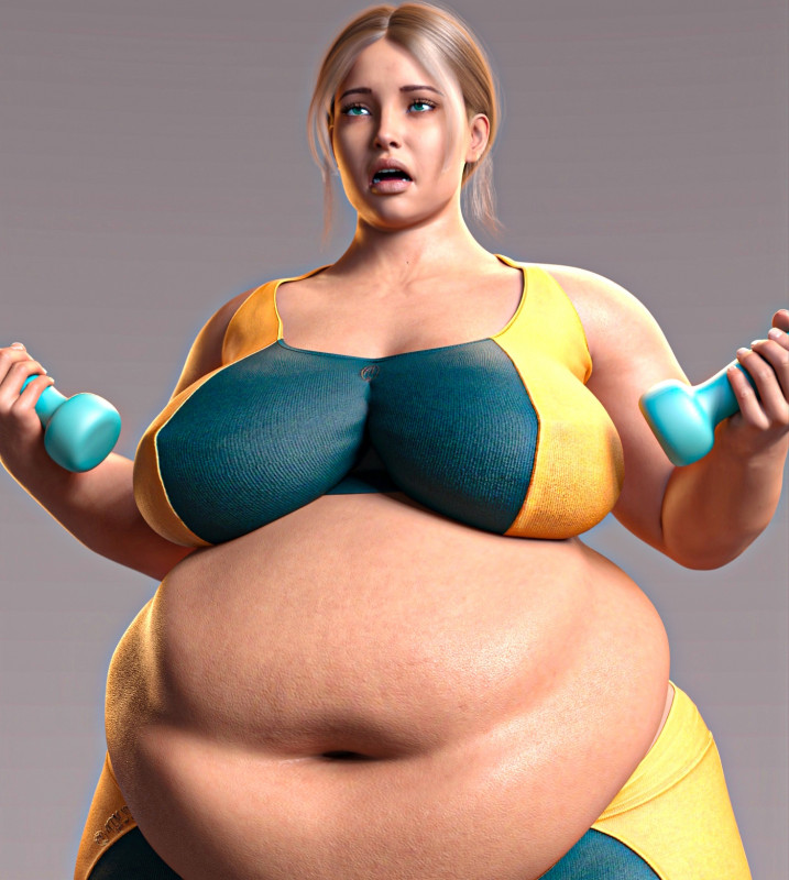 TheLustLord - Gym Girl Weight Gain 3D Porn Comic