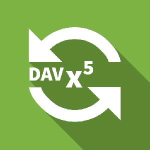 DAVx⁵  CalDAV CardDAV WebDAV v4.3.13.1–gplay